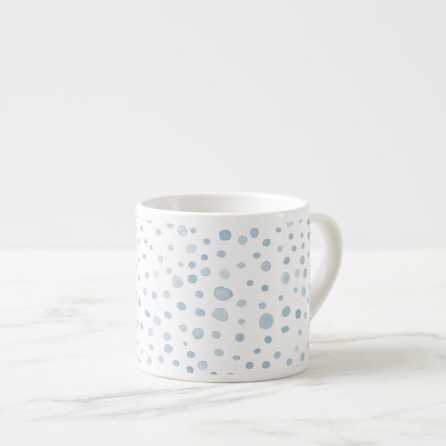Points d'aquarelle Sky Confetti Espresso Mug (Devant droit)