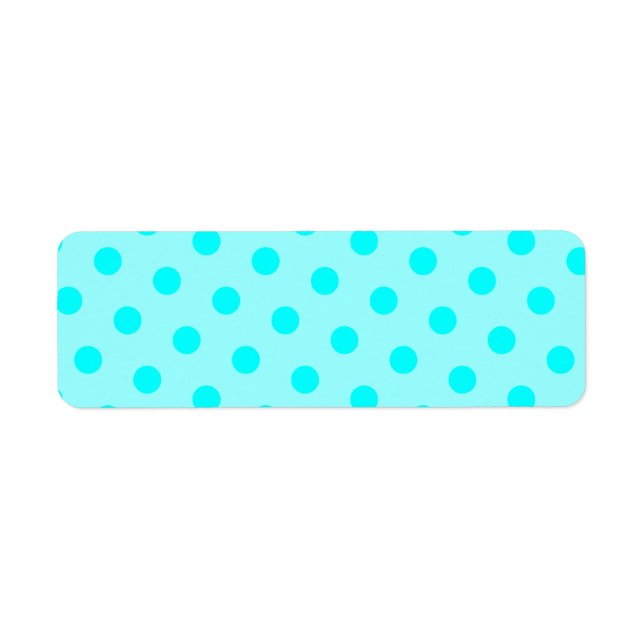 Points de polka Aqua (Devant)