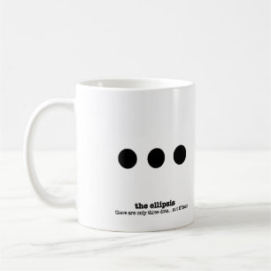 Points de suspension de tasse de grammaire