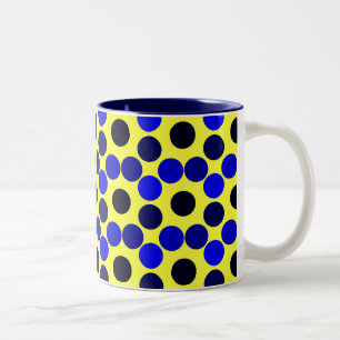 Points de vue MUG à CAFÉ noir et bleu