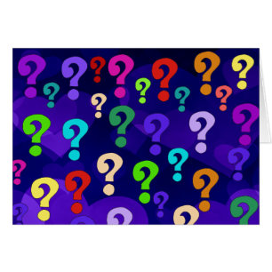 Points d'interrogation d'arc-en-ciel