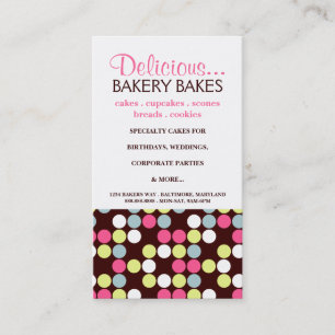 Points dots3pi de boulangerie du carte de visite