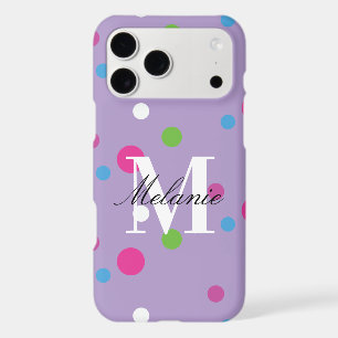 Points Lumineux Monogramme Personnalisé Coloré