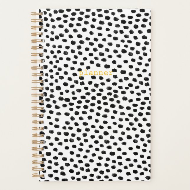 Points minimalistes de journal du planificateur (Devant)