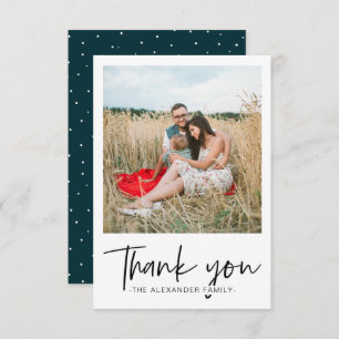 Points modernes Turquoise et Merci blanc Photo Scr