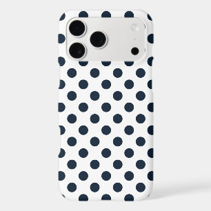Points noirs bleu marine foncé
