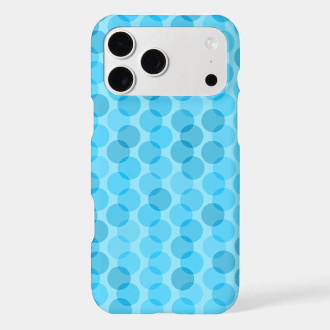 points noirs bleus clair et turquoise superposés (Verso)