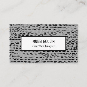 Points noirs gris noir carte de visite minimal