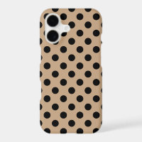 Points noirs sur beige