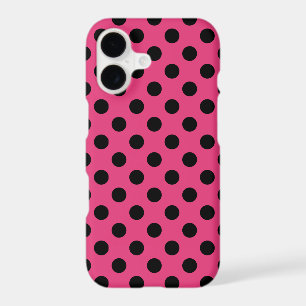 Points noirs sur fuchsia