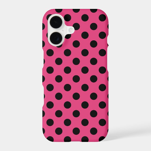 Points noirs sur fuchsia (Verso)