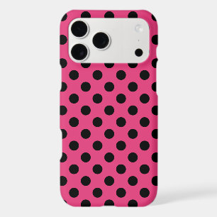 Points noirs sur fuchsia