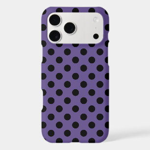 Points noirs sur violet ultra