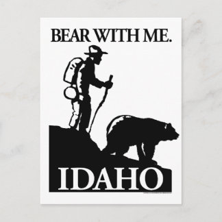 Points North Studio 'Bear With Me' Idaho Postcard