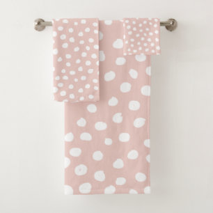 Points Posters de animaux Fluds Points Rose Et Bla