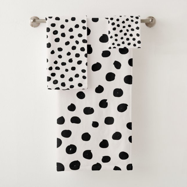 Points posters de animaux Noir Et Blanc Dalmatie (En situation)