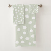 Points posters de animaux Sage Vert Et Blanc