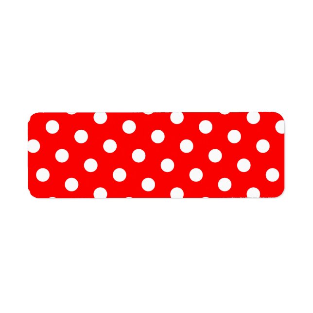 Points rouges et blancs (Devant)