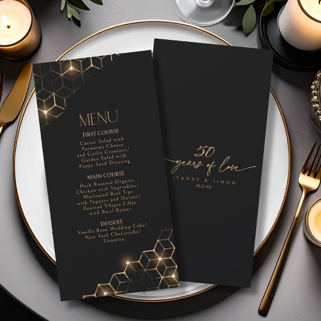 Points saillants 50e anniversaire Gold Menu ID1165 (Créateur téléchargé)
