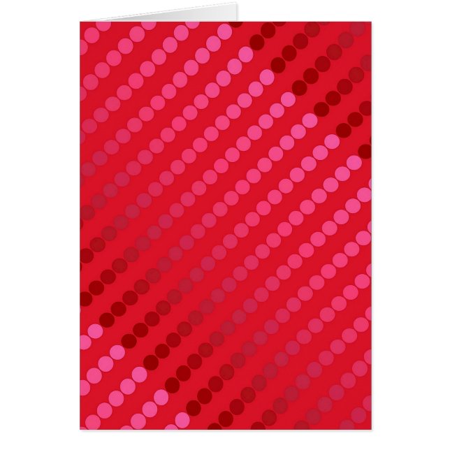 Points satinés - nuances de rouge profond (Devant)