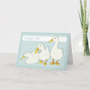 Points White Ducks Carte de remerciements