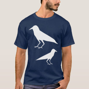 Pointy crows on your shirt