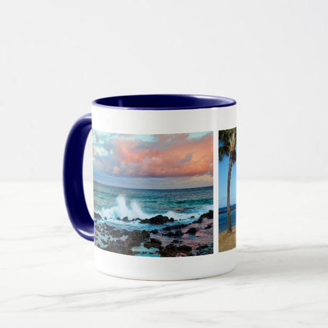 Po'ipu Beach, Kaua'i Hawaii, Keepsake Mug (Front Left)
