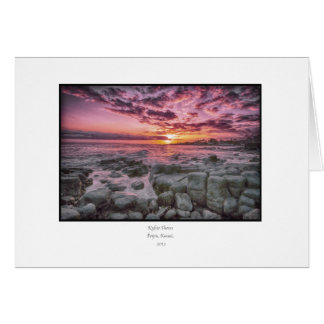 Poipu Sunset Blank Cards