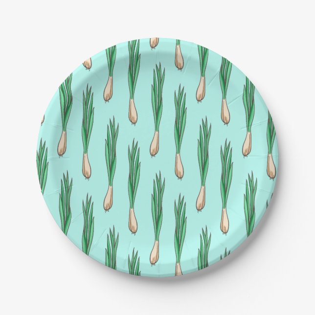 Poireau Paper Plate (Front)