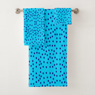 Pois à deux tons bleus