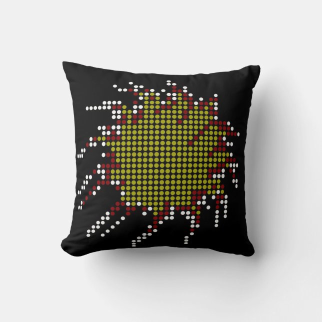Pois Art Design Coussin Abstrait (Recto)