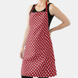 Pois Blanc Sur Tablier Rouge