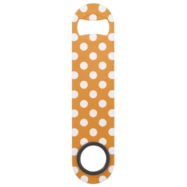 Pois blancs sur ambre (Devant)