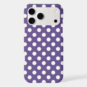 Pois blancs sur ultra violet