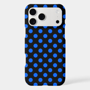 Pois bleu et noir