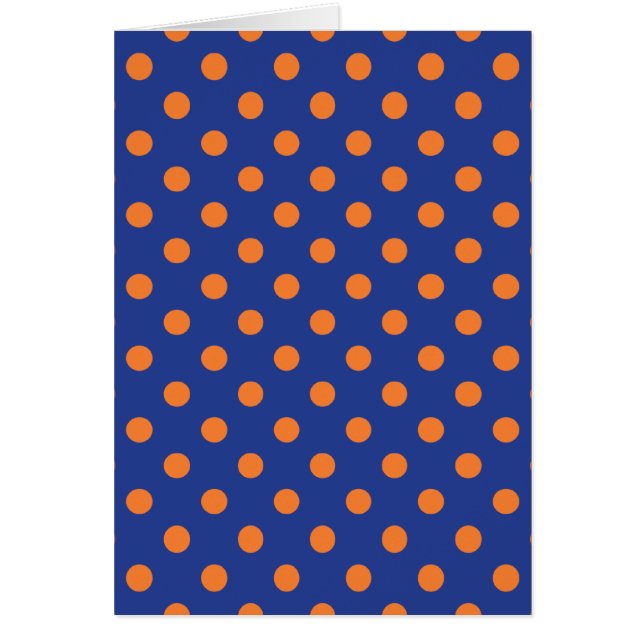 Pois bleu et orange (Devant)