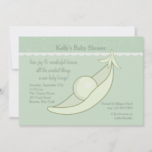 Pois dans un Baby shower de pois Invitation