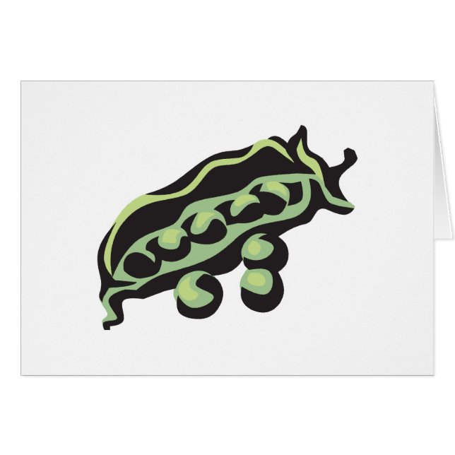 pois dans un pot (Devant horizontal)