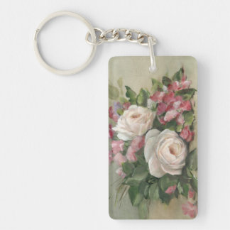 Pois doux et bouquet rose