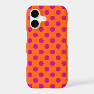Pois Fuchsia orange