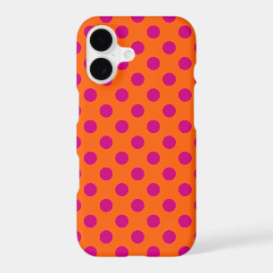 Pois Fuchsia orange