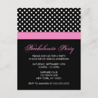 Pois Motifs Invitations