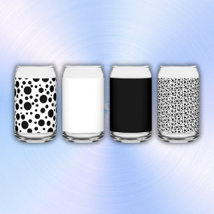 Pois noirs en blanc  