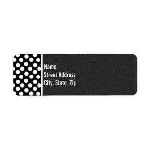 Pois noirs et blancs