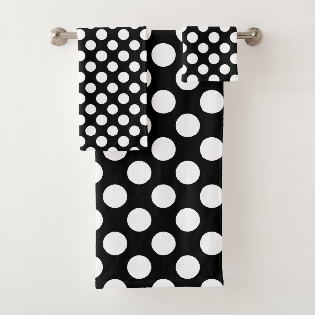 Pois noirs et blancs, Motif Polka (En situation)