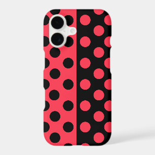 Pois noirs et rouges Samsung Coque Galaxy