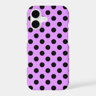 Pois noirs sur lilas