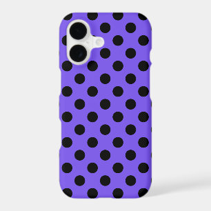 Pois noirs sur perwinkle