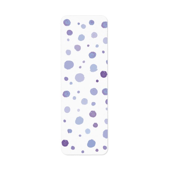 pois peint à la main (Devant)