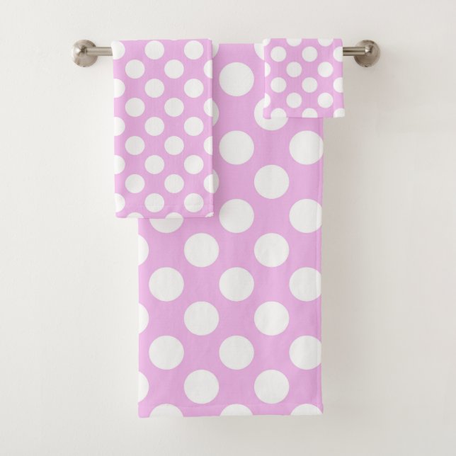 Pois roses, Motif Pointe Polka, Points, Pointe (En situation)